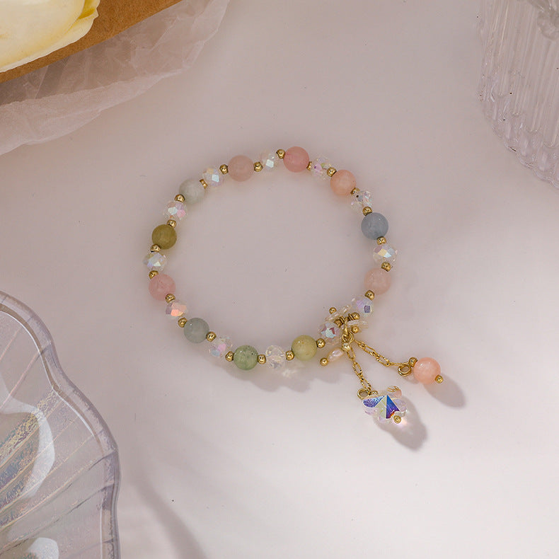 Pulsera De Mariposa De Cristal De Colores al por mayor